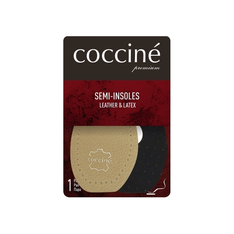 COCCINE SEMI-INSOLES - półwkładka lateks i skóra