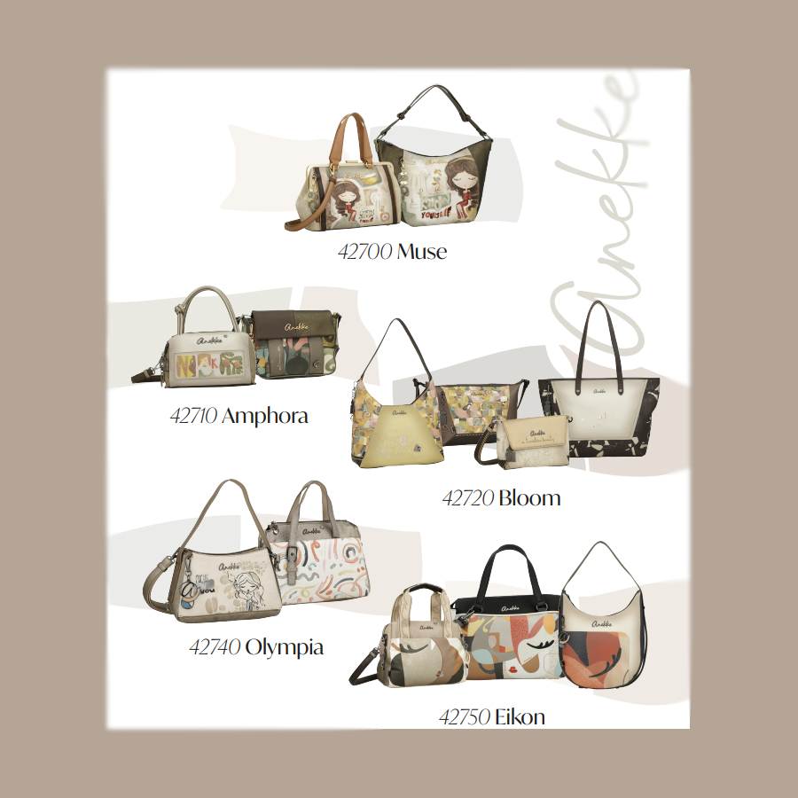 Anekke Muse SS26 – linie kolorystyczne kolekcji: Amphora, Bloom, Olympia, Eikon i Muse