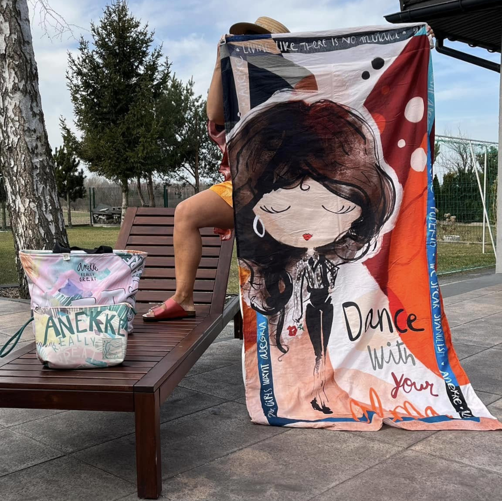 Ręcznik plażowy Anekke Memories – pareo, koc i mata w jednym