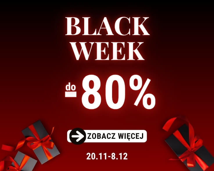 BLACK FRIDAY 2025 WYPRZEDAŻ -80%
