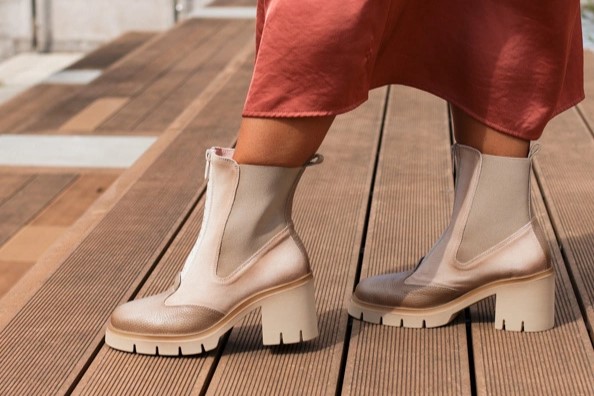 Botki na słupku ze skóry naturalnej - styl, wygoda i uniwersalność w jednym