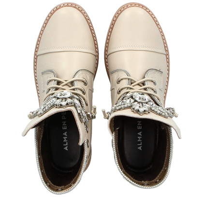 Hiszpańskie botki premium - ALMA EN PENA I240750 BEŻOWE