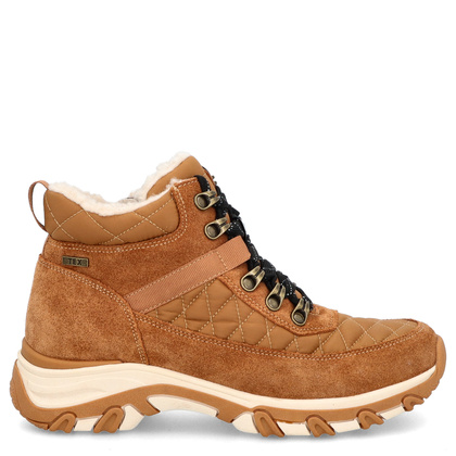 Trapery damskie z kożuszkiem - CAPRICE 9-26227-43 CAMEL