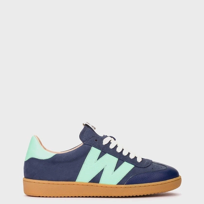 Hiszpańskie sneakersy premium - WONDERS AP-2001 CIEMNONIEBIESKIE