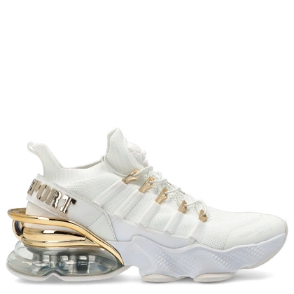 Sneakersy premium - PLEIN SPORT SADS USC0518 BIAŁE