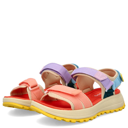 Damskie sandały zapinane na rzep - GIOSEPPO 75535 KOLOROWE