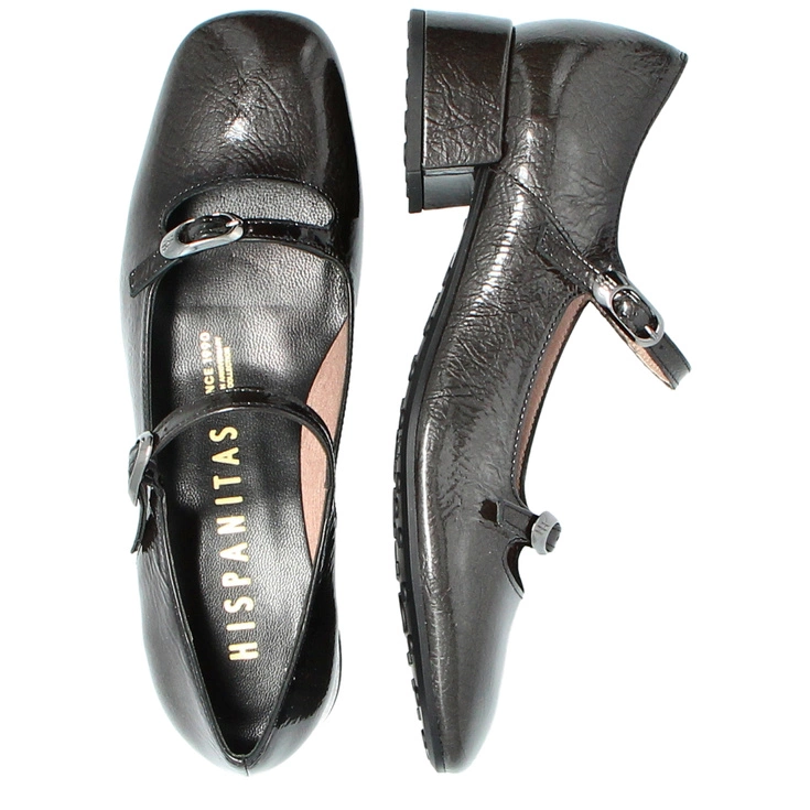 Lakierowane czółenka z paseczkami Hispanitas HI254207 – najwygodniejsze buty na Andrzejki do tańca