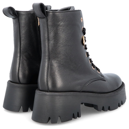 Klasyczne workery ze skóry - KARINO 5231 CZARNE