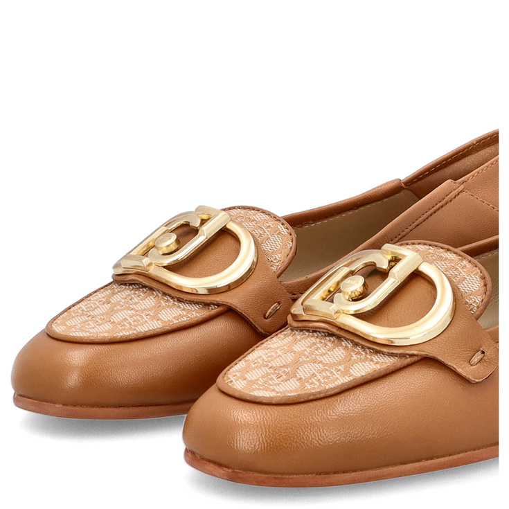 Eleganckie półbuty premium - LIU JO EMEL 03 BRĄZOWE