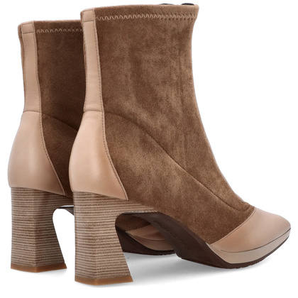 Hiszpańskie botki z zamkiem - HISPANITAS HI254186 BEŻOWE