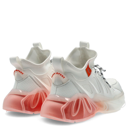 Sneakersy premium - PLEIN SPORT PACS USC0435 BIAŁE