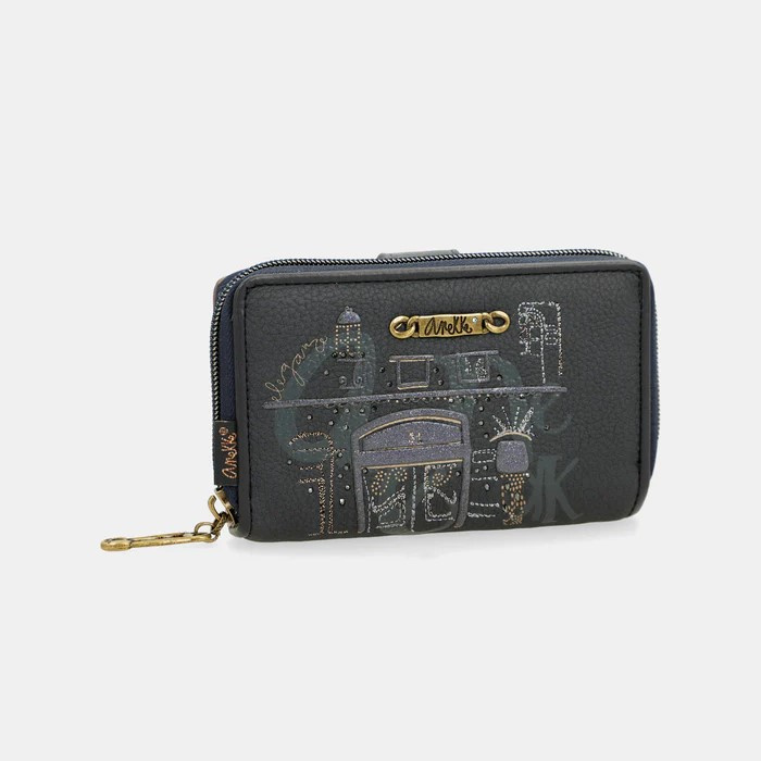 Średni damski portfel - ANEKKE MADEMOISELLE BOUTIQUE 41859-909