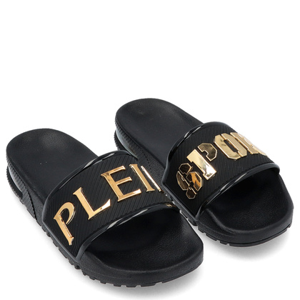 Klapki premium - PLEIN SPORT PACS USG0028 CZARNE