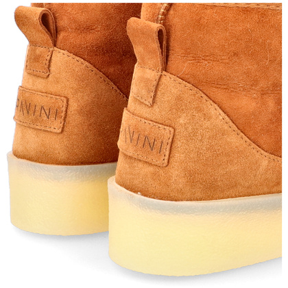 Skórzane śniegowce damskie - RAVINI 23 260 CAMEL