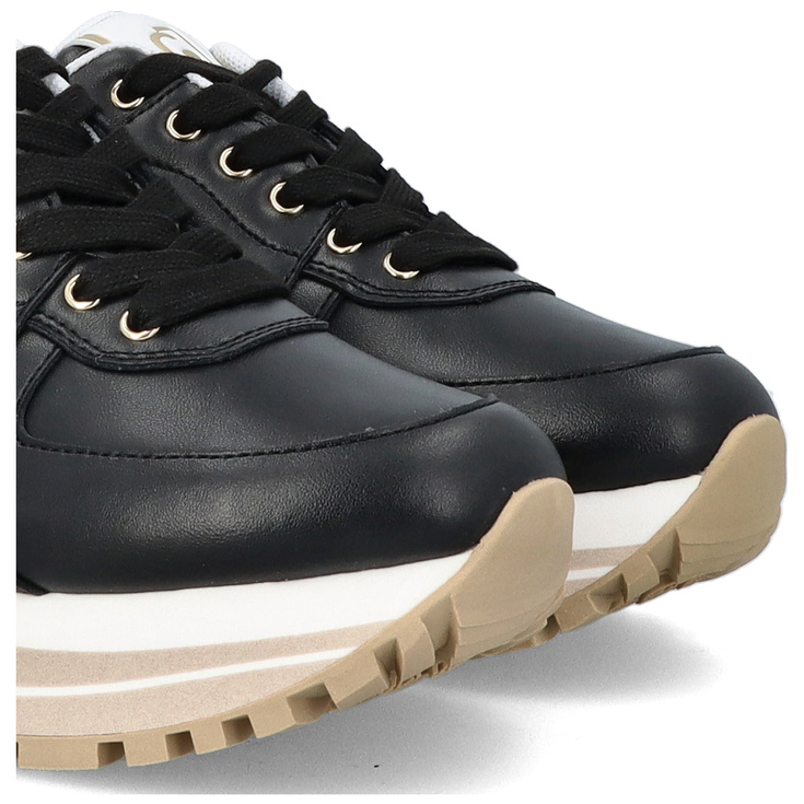 Sneakersy premium - LIU JO MAXI WONDER 87 CZARNE