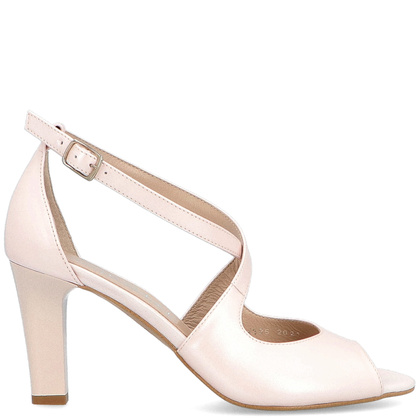 Taneczne sandałki ślub - KOTYL 4325 RÓŻOWO PERŁOWE