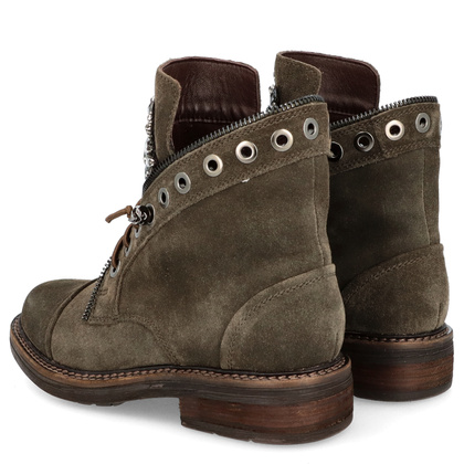 Hiszpańskie botki premium - ALMA EN PENA I240750 KHAKI