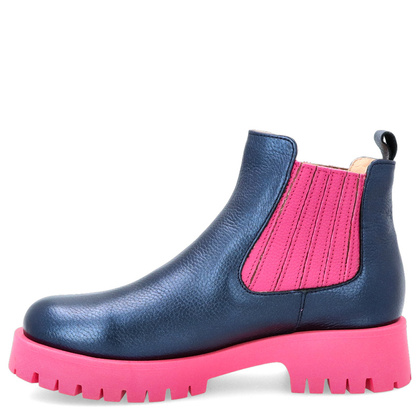 Kolorowe sztyblety - TYMOTEO A1001 RÓŻ GRANAT