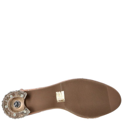 Sandały silikonowe płaskie - SCAVIOLA G-15 RÓŻOWE