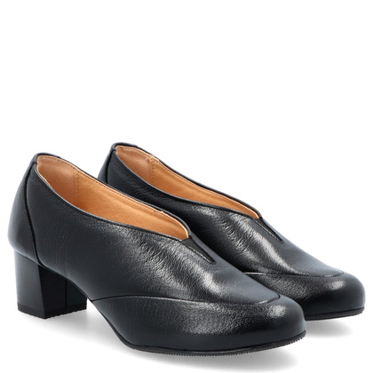 Półbuty damskie ze skóry - TANEX 4032-4512 CZARNE