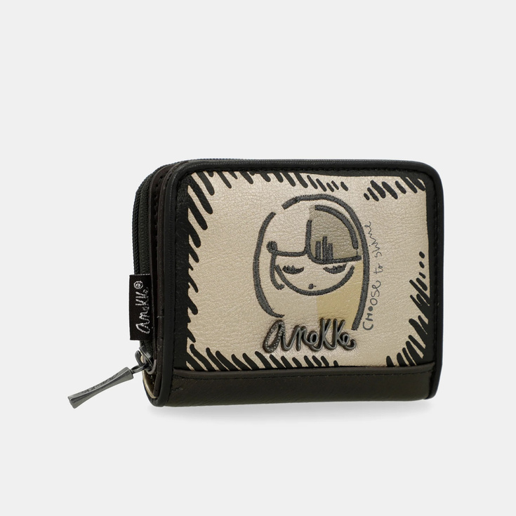 Mała portmonetka damska - ANEKKE MADEMOISELLE NATURE KOKO 41869-903