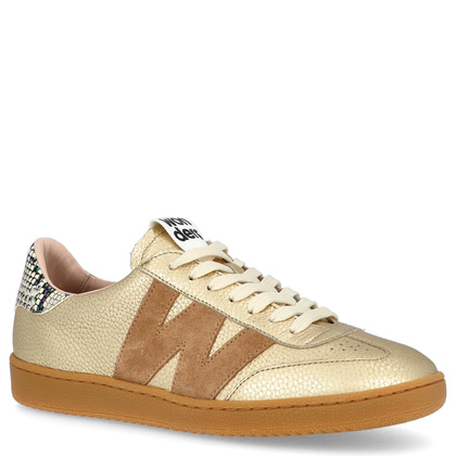 Hiszpańskie sneakersy premium - WONDERS A-2001 ZŁOTE