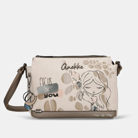 Torebka damska trzykomorowa - ANEKKE MUSE OLYMPIA 42743-184