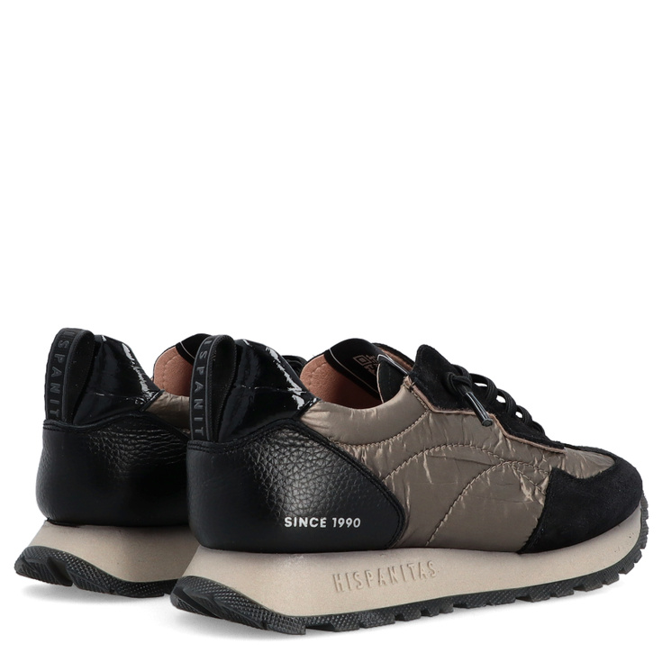 Hiszpańskie sneakersy damskie - HISPANITAS HI254209 CZARNE