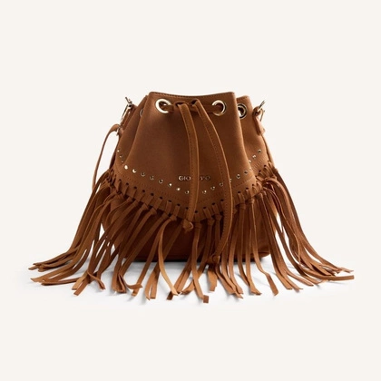 Torebka worek - GIOSEPPO 76970 BRĄZOWA