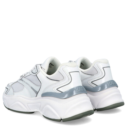 Sneakersy damskie - KARL LAGERFELD KOMET KL65624 41S BIAŁE