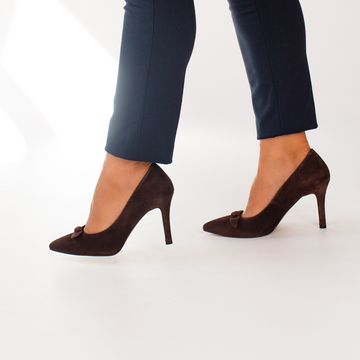 ZESTAW BUTY + TOREBKA - KOTYL 8519 TOSCANIO G141 BRĄZOWY