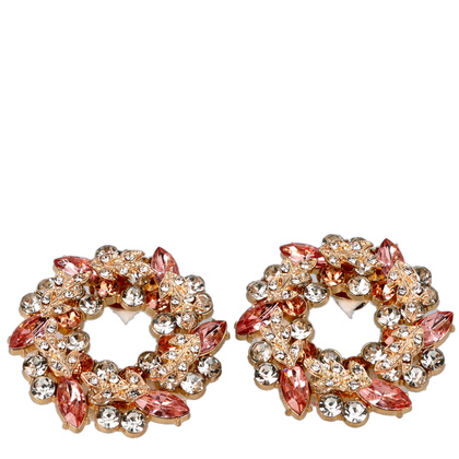 Duże okrągłe klipsy do butów - TYMOTEO LOVE T51 ZŁOTE