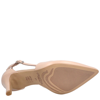 Eleganckie szpilki ślubne - KOTYL 3703 BEŻOWE