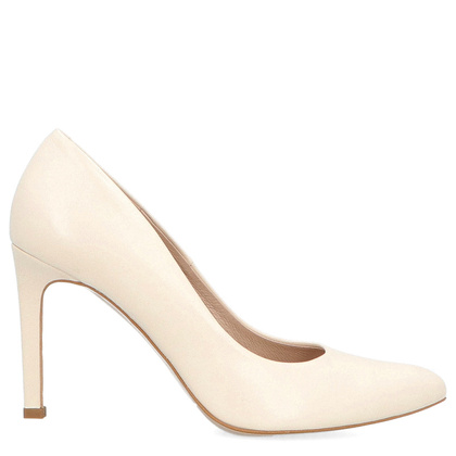 Klasyczne szpilki - BRAVO MODA 1373 ECRU