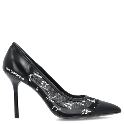 Szpilki premium - KARL LAGERFELD SARABANDE KL30925A CZARNE