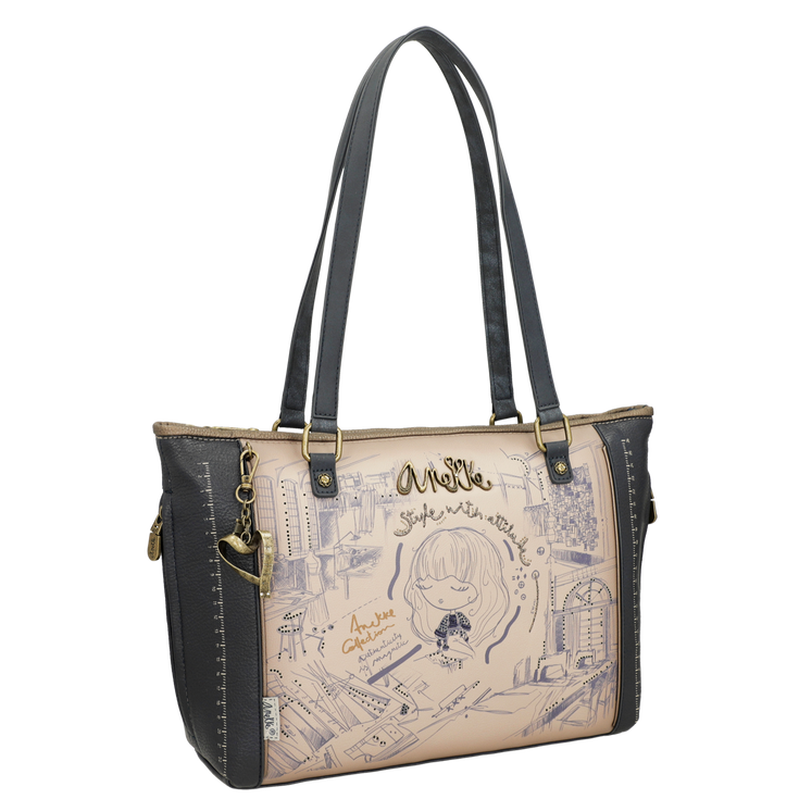 Torebka shopper - ANEKKE MADEMOISELLE STUDIO 41842-412
