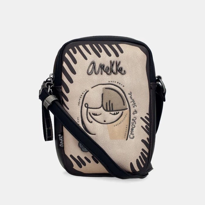 Mini torebka damska - ANEKKE MADEMOISELLE NATURE KOKO 41863-908