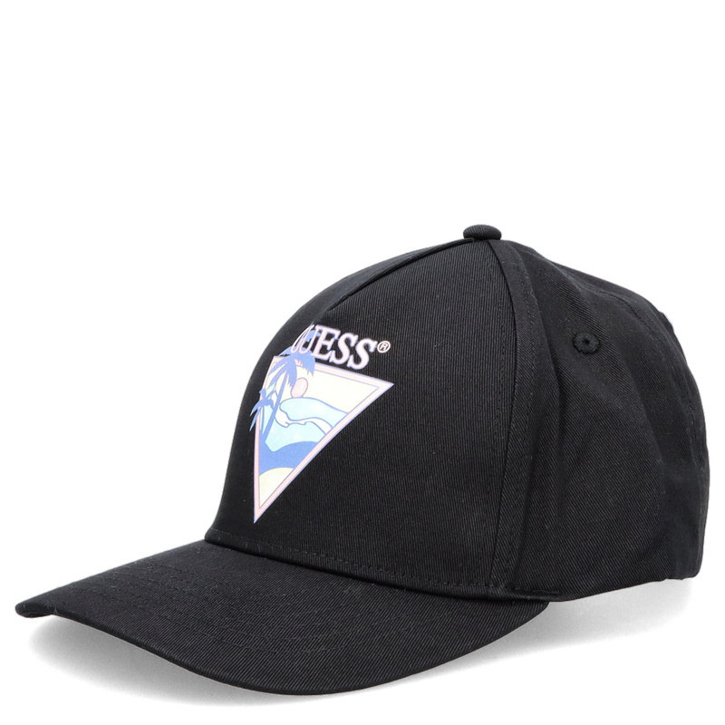 Czapka z daszkiem męska - GUESS M4GZ15WF8V0-JBLK CZARNA