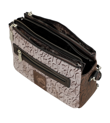 Torebka damska trzykomorowa - ANEKKE CORE MANTLE 39883-184