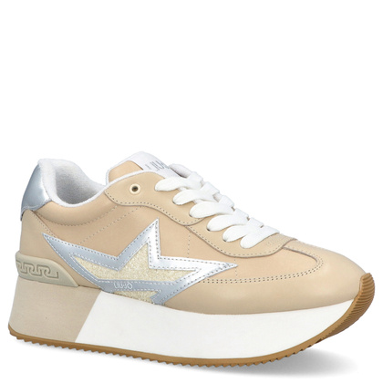 Sneakersy premium - LIU JO DREAMY 03 BF4039 PX527 BEŻOWE