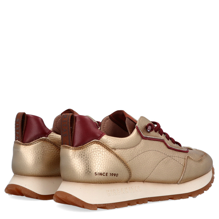 Hiszpańskie sneakersy damskie - HISPANITAS HI254312 ZŁOTE