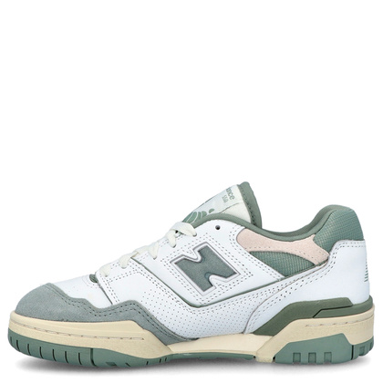 Sneakersy damskie - NEW BALANCE BBW550NED BIAŁO-ZIELONE