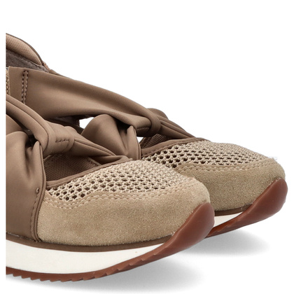 Hiszpańskie sneakersy na koturnie - GIOSEPPO 74059 BEŻOWE