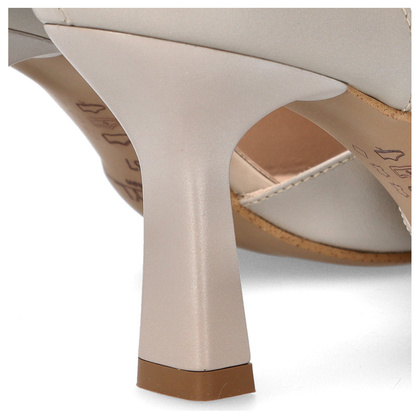 Czółenka ślubne z paskami - KOTYL 9007 PERŁOWE