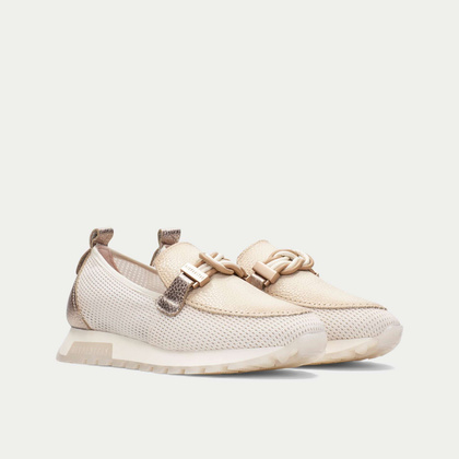 Hiszpańskie półbuty - HISPANITAS HV264857 KREMOWE