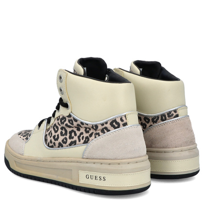 Sneakersy za kostkę premium - GUESS TULLIA FL5TULFAP12 BEŻOWE