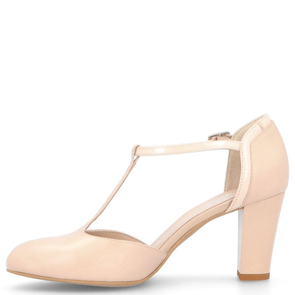 Buty damskie idealne do tańca - KOTYL 7063 BEŻOWE