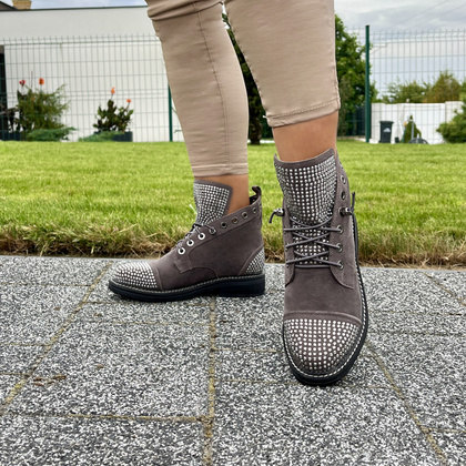 Hiszpańskie workery premium - ALMA EN PENA I240751 SZARE