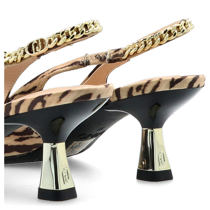 Czółenka bez pięty z motywem zwierzęcym  - LIU JO SANDIE 08