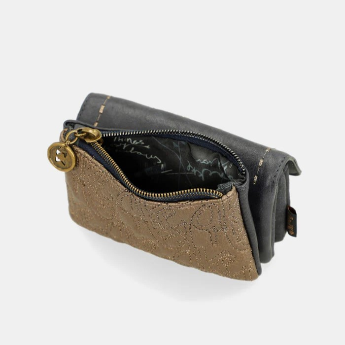 Portfel damski z klapką - ANEKKE MADEMOISELLE BOUTIQUE  41859-025